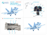 1/48 Quinta Studio F/A-18A++ Hornet 3D-Printed Panels Only (for Hasegawa kit) QDS 48284