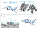 1/48 Quinta Studio Harrier AV-8A Early 3D-Printed Panel Only Kit (for Kinetic kit) QDS 48291