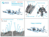 1/48 Quinta Studio Harrier Gr.3 late 3D-Printed Panel Only Kit (for Kinetic kit) QDS 48304