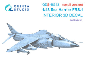 1/48 Quinta Studio Sea Harrier FRS.1 3D-Printed Panel Only Kit (for Kinetic kit) QDS 48343