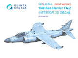 1/48 Quinta Studio Sea Harrier FA.2 3D-Printed Panel Only Kit (for Kinetic kit) QDS 48344