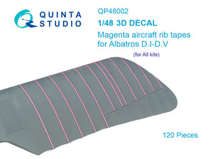 1/48 Quinta Studio Magenta rib tapes Albatros D.I-D.V QP48002