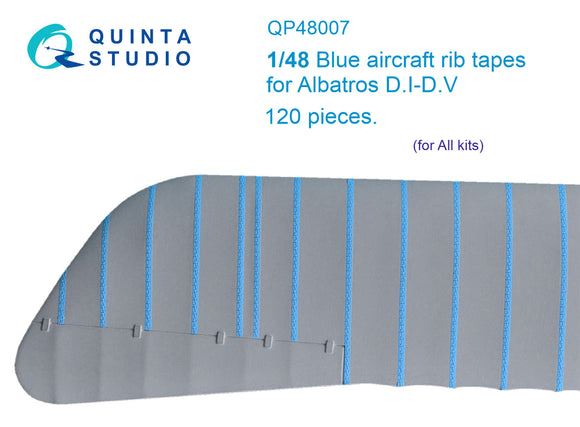 1/48 Quinta Studio Blue rib tapes Albatros D.I-D.V (All kits) QP48007