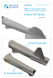 1/48 Quinta Studio IL-2 (single seater) reinforcement external stringers (All kits) QP48008