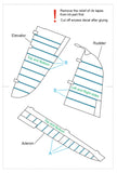 1/48 Quinta Studio IL-2 rib tapes for control surfaces (All kits) QP48009