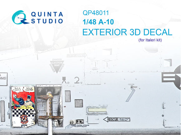 1/48 Quinta A-10 Exterior (For Italeri kits) QP48011