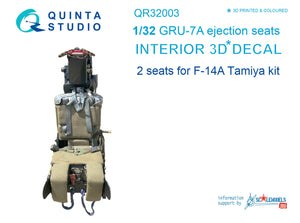 1/32 Quinta GRU-7A ejection seats for F-14A (2pcs) (for Tamiya kit) QR32003