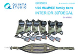 1/35 Quinta Studio HUMVEE Family 3D-Printed belts (for all kits) QR35003