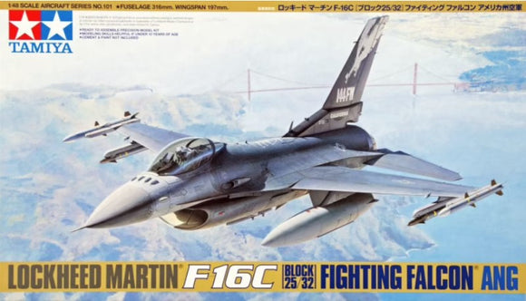 1/48 Tamiya Lockheed F-16C (BLOCK 25/32) Fighting Falcon Ang #61101