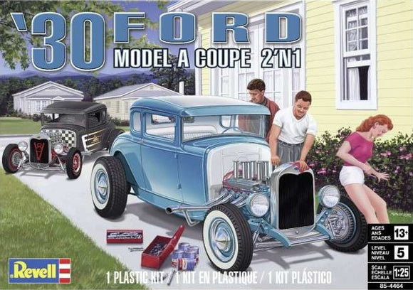 1/25 Revell '30 Ford Model A Coupe 2 'n 1 (85-4464)