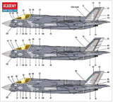 1/72 Academy F-35B VMFA-121 "Green Knights" USMC 12569