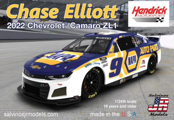 1/24 Salvino's Jr Chase Elliott 2022 NASCAR Next Gen Chevrolet Camaro ZL1 Race Car