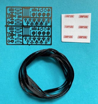 1/24-1/25 Detail Master 1/24-1/25 Racing Harness Cam Type (Black)