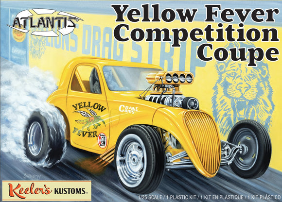 1/25 Atlantis Keeler's Kustoms Yellow Fever Competition Coupe 13101