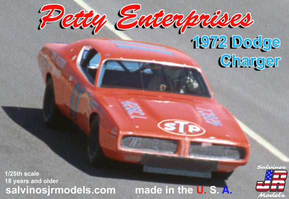 1/25 Salvinos JR Petty Enterprises 1972 Dodge Charger