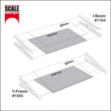 1/24-1/20 Scale Motorsports Showtime V-Frame Display Stand w/Glass & Mirror