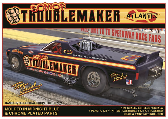 1/25 Atlantis Son of Troublemaker Chevy El Camino Funny Car (formerly Monogram) 2204