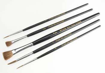 Atlas Brush #1025: Brush Set (5pc set)