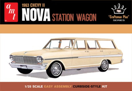 1/25 AMT 1963 Chevy II Nova Station Wagon 1202