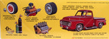 1/25 AMT 1953 Ford Pickup Truck w/Race Car Short Haul Trailer 1310