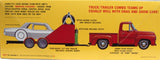 1/25 AMT 1953 Ford Pickup Truck w/Race Car Short Haul Trailer 1310