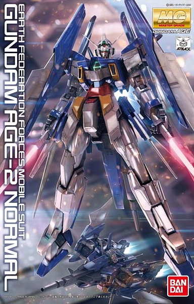 1/100 Bandai MG Master Grade Series Gundam AGE2 Normal Earth Federation Forces Mobile Suit