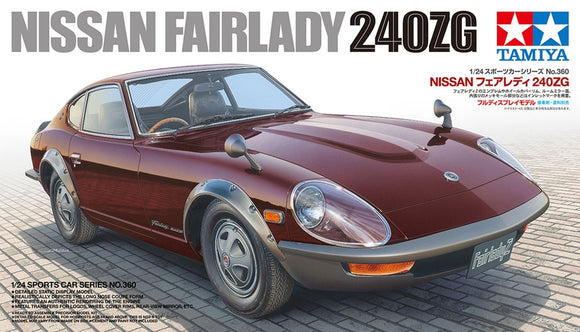 1/24 TAMIYA 1970 Nissan Fairlady 240ZG Car (New Tool)