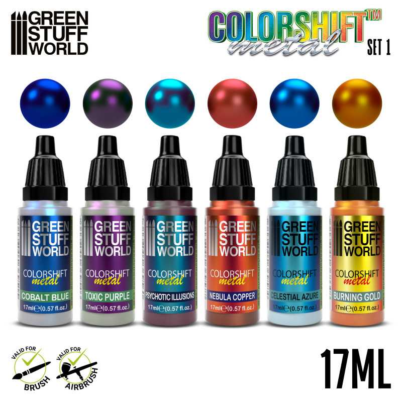 GREEN STUFF WORLD Paint Set - CHROME GREEN STUFF WORLD Paint Set - CHROME