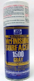 Gunze MR. Hobby B527 Mr Finishing Surfacer 1500 Gray Ultra Fine Primer Spray 68ml
