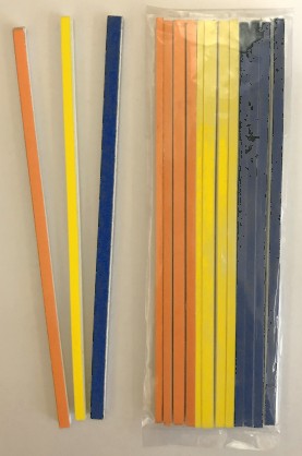 Stevens #102 Swizzle Stick Sanding Sticks 15 Pack Assorted Coarse Grit #102