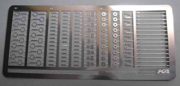 1/24 KA Models Hood Pin Set (Photo-Etch) 24004