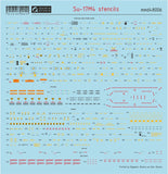 1/48 Quinta Studio Decal Su-17M4 (fuselage stencils) MMD48006