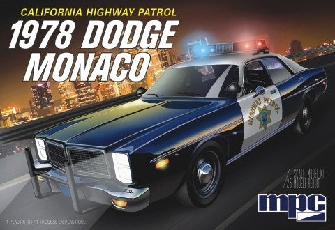 1/25 MPC 1978 Dodge Monaco CHP Police Car 922M/12