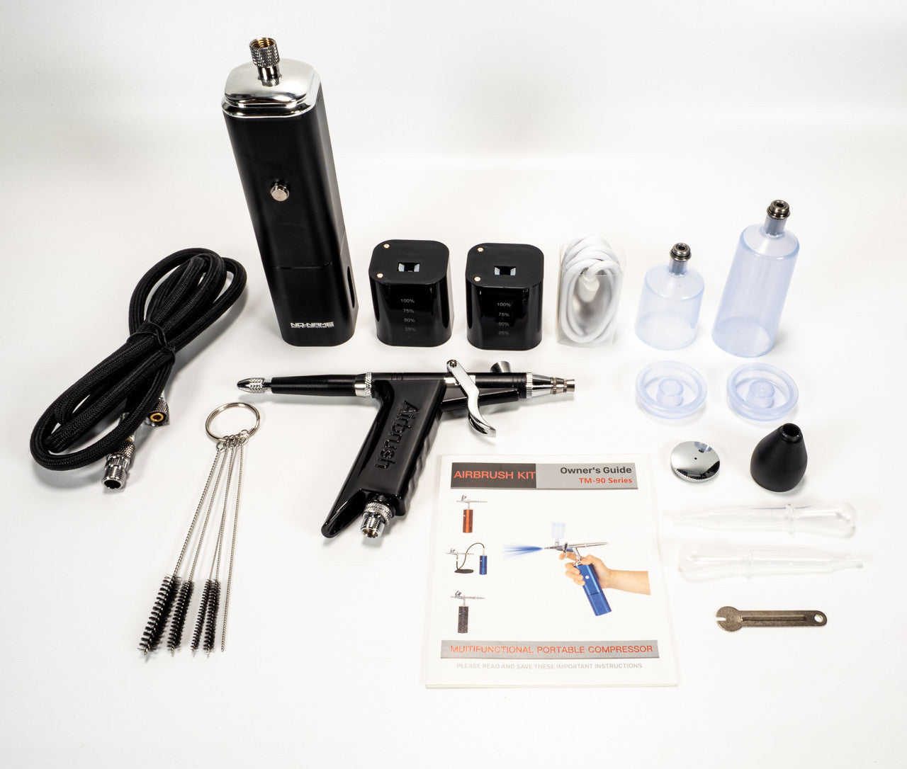 Portable Cordless Airbrush Compressor and Trigger Airbrush Set – HobbyNut  Models