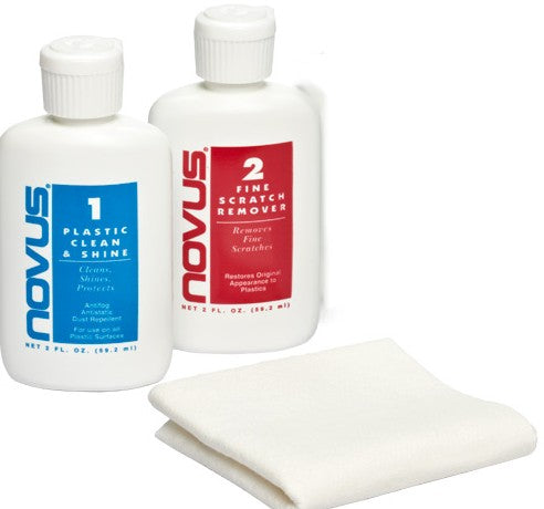 Novus Plastic Polish Set (1ea #1, #2 & Polish Cloth)