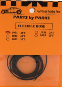 1/24-1/25 4 ft. Hollow/Flexible 1" Rubber Hose