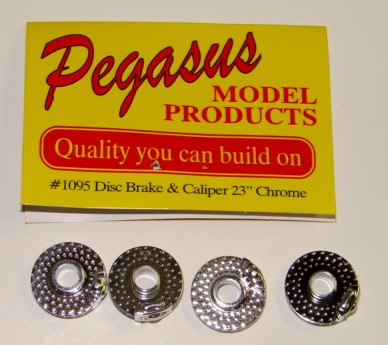 1/25-1/24 Pegasus Chrome Large Disc Brakes (4) 1095