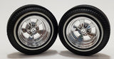 1/25-1/24 Pegasus 15" Mini T's Rims w/Whitewall Tires (4) 1121