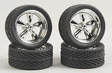 1/25-1/24 Pegasus T's 23" Chrome Rims w/Tires (4) 2301