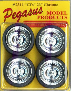 1/25-1/24 Pegasus CL's 23" Chrome Rims w/Tires (4) 2311