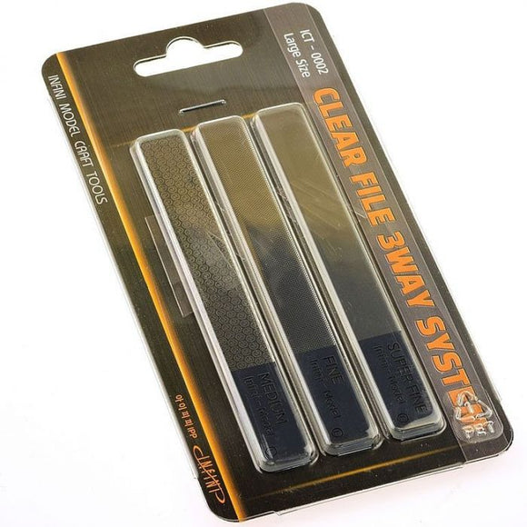INFINI Ultra Precision Glass File Set (Medium) 3 pcs