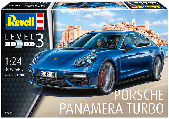 1/24 Revell Germany Porsche Panamera Turbo 4-Door Sports Car