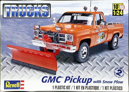1/25 Revell / Monogram GMC 4X4 Pickup w/plow  85-7222
