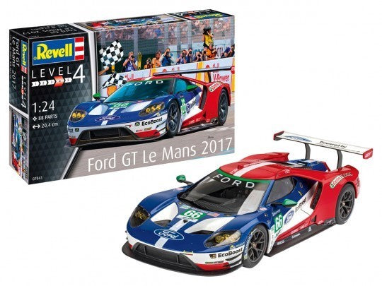 1/24 Revell Germany 1/24 Ford GT LeMans 2017 Race Car w/special Cartograf decals