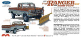 1/25 Moebius Models 1972 Ford F-250 Ranger XLT Pickup Truck w/Snow Plow 2568
