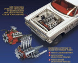 1/25 Moebius AF/X Golden Commandos Altered Wheel Base 1965 Plymouth Satellite Drag Car A990 Hemi Super Stock Drag Race Car (Ltd Prod)