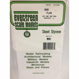 Evergreen WHITE POLYSTYRENE THREE SHEET ASSORTMENT PACK (.010, .020, .040) 9008