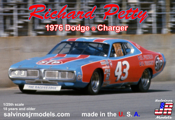 1/25 Salvinos JR Richard Petty 1976 Dodge Charger