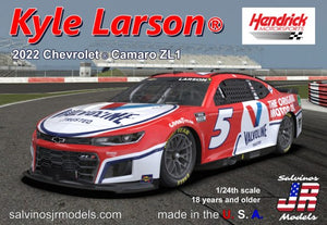 1/24 Salvino's Jr Kyle Larson Valvoline 2022 NASCAR Next Gen Chevrolet Camaro