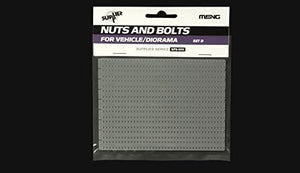 1/35 Meng Large Nuts & Hex Bolts Set D Plastic SPS-009